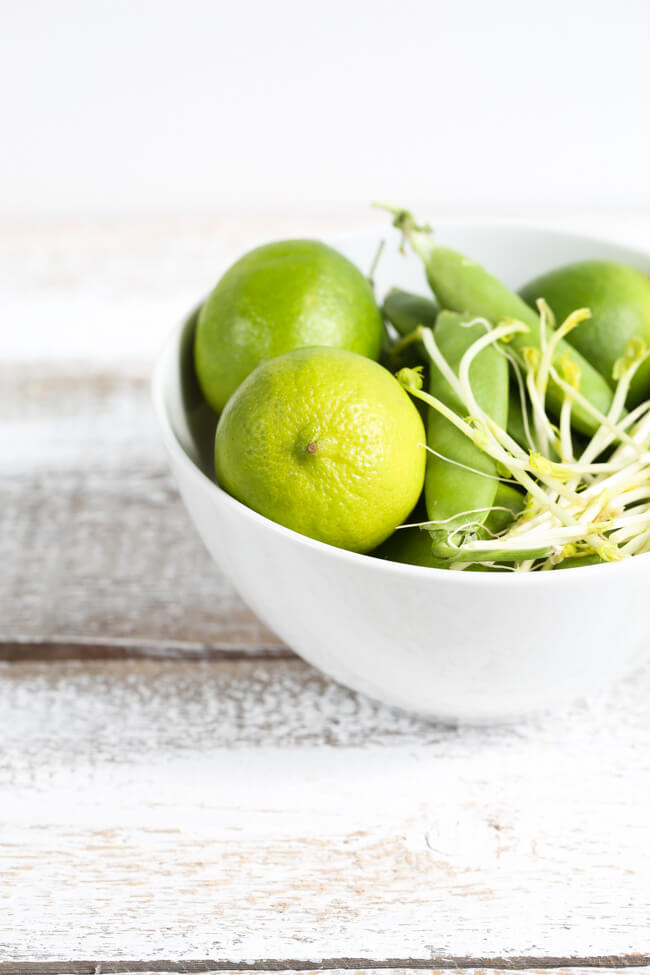 Limes and sprouts