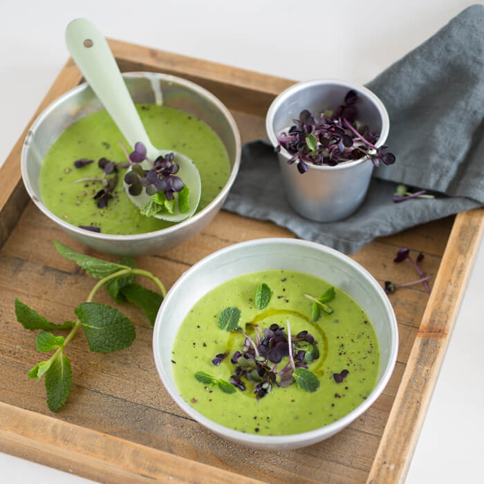 Erbsen-Kokos-Suppe: es wird Grün! - made with aloha