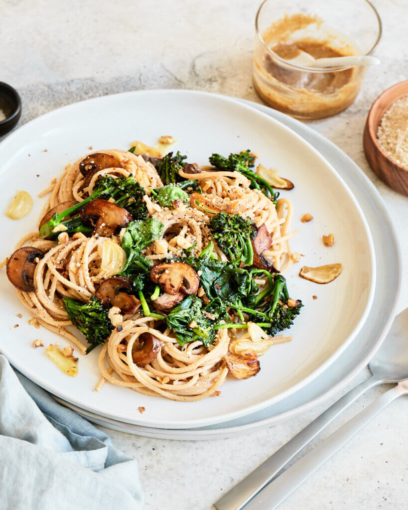 Walnuss-Pesto mit Spaghetti