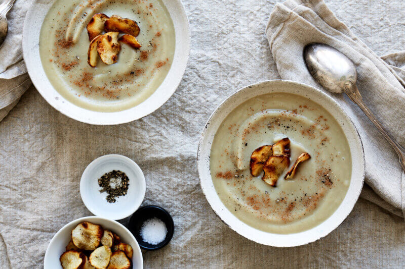 Topinambursuppe ohne Sahne